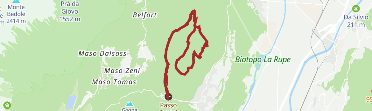 Route map: 793 "Panoramico Fausior"
